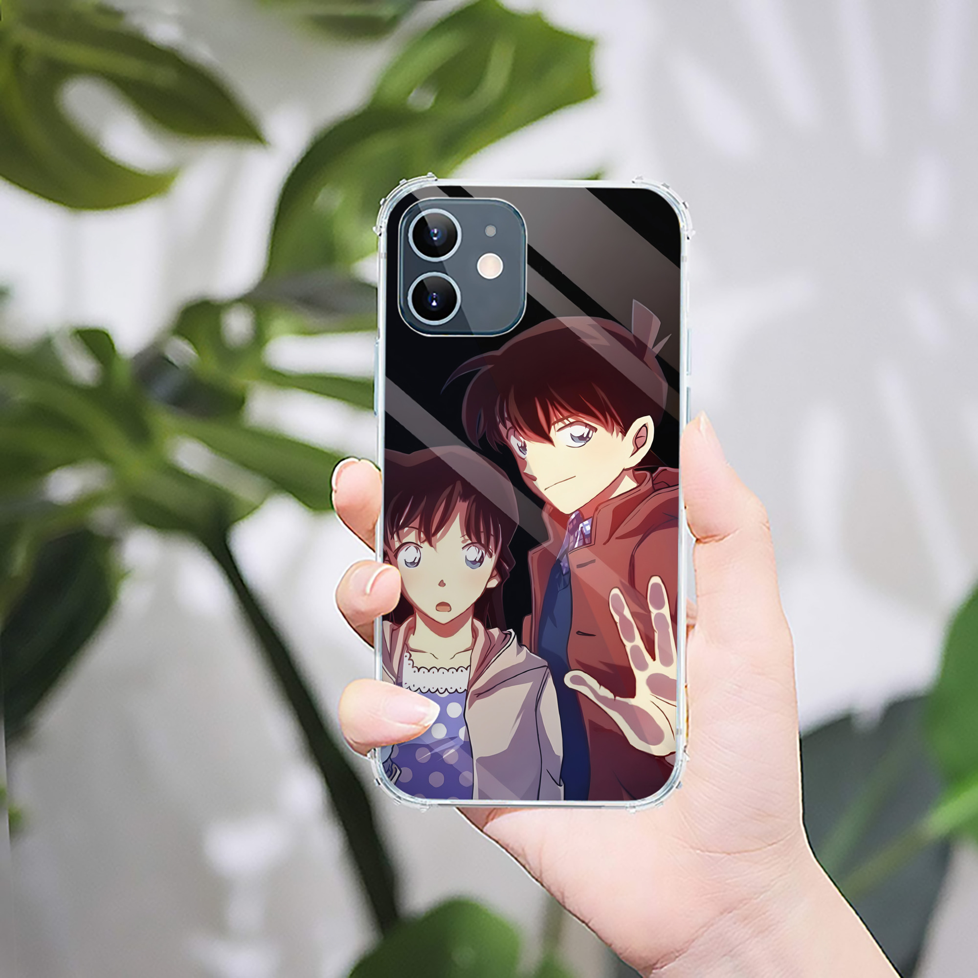 （画像用） 名探偵コナン Detective Conan 【iPhone 12シリーズ対応】透明スマホケース（クリアソフトケース）